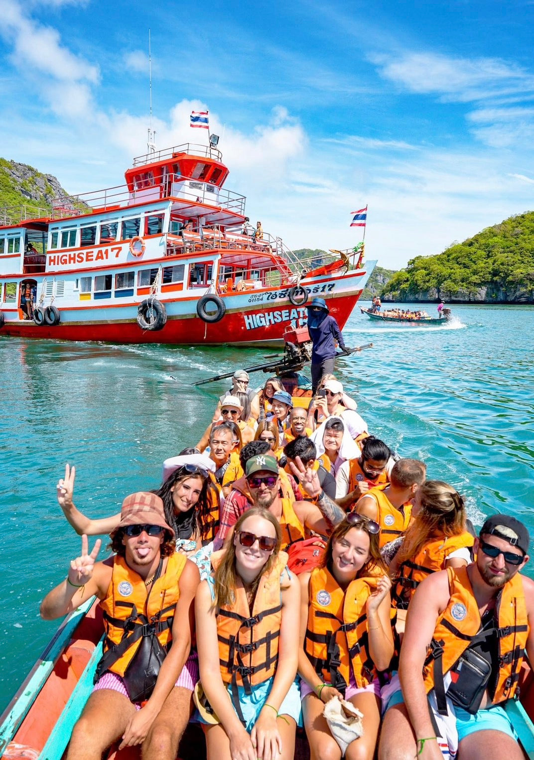 Angthong national marine park with Big Boat - Kayaking, Snorkeling & Sightseeing